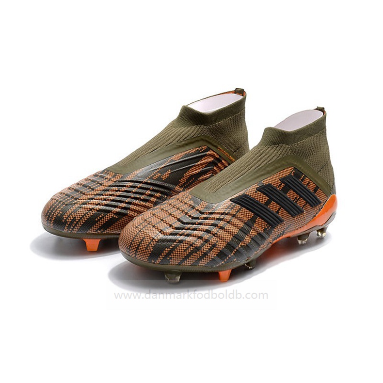ovn Reklame flygtninge Adidas Predator 18+ FG 2018 Fodboldstøvler Herre – Grøn Orange Sort –  fodboldstøvler udsalg,billige fodboldstøvler