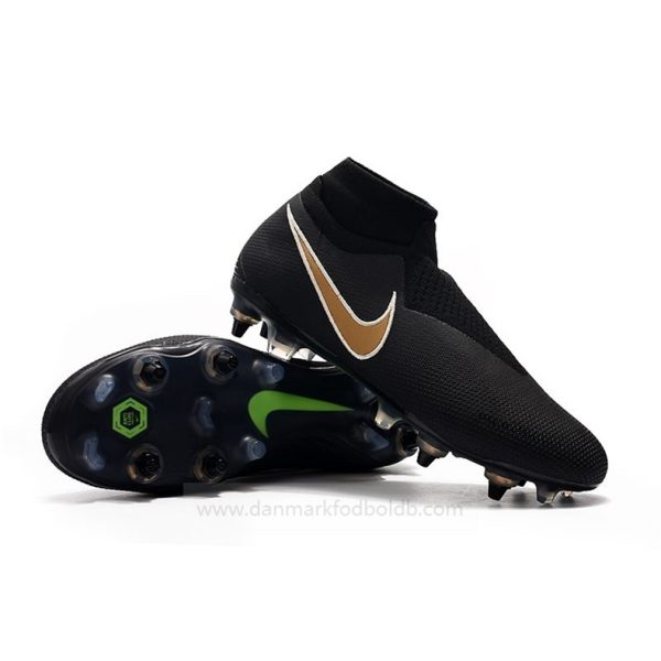 Nike Mens Vapor 12 Elite Fg Black/Metallic Vivd Gold